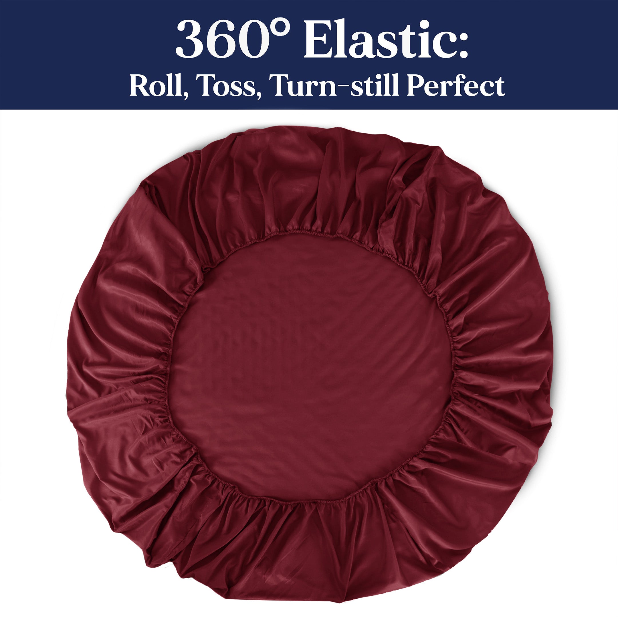 Premium Quality Fitted Sheet Burgundy