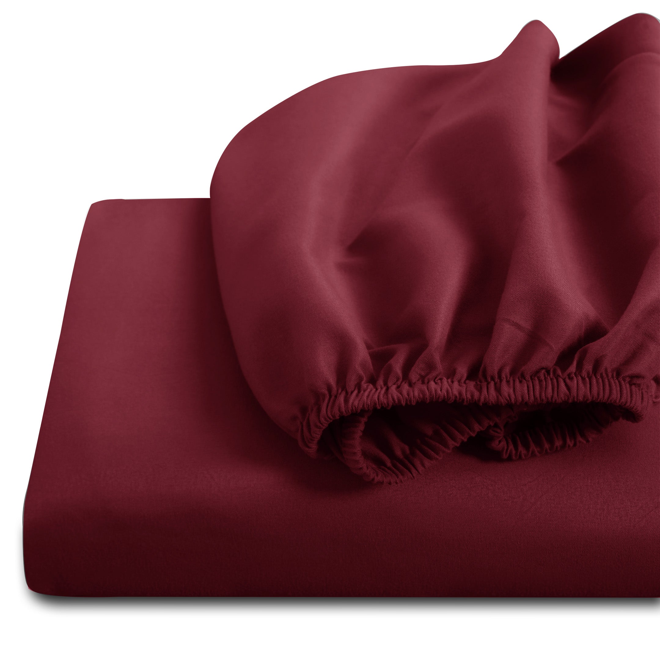 Premium Quality Fitted Sheet Burgundy