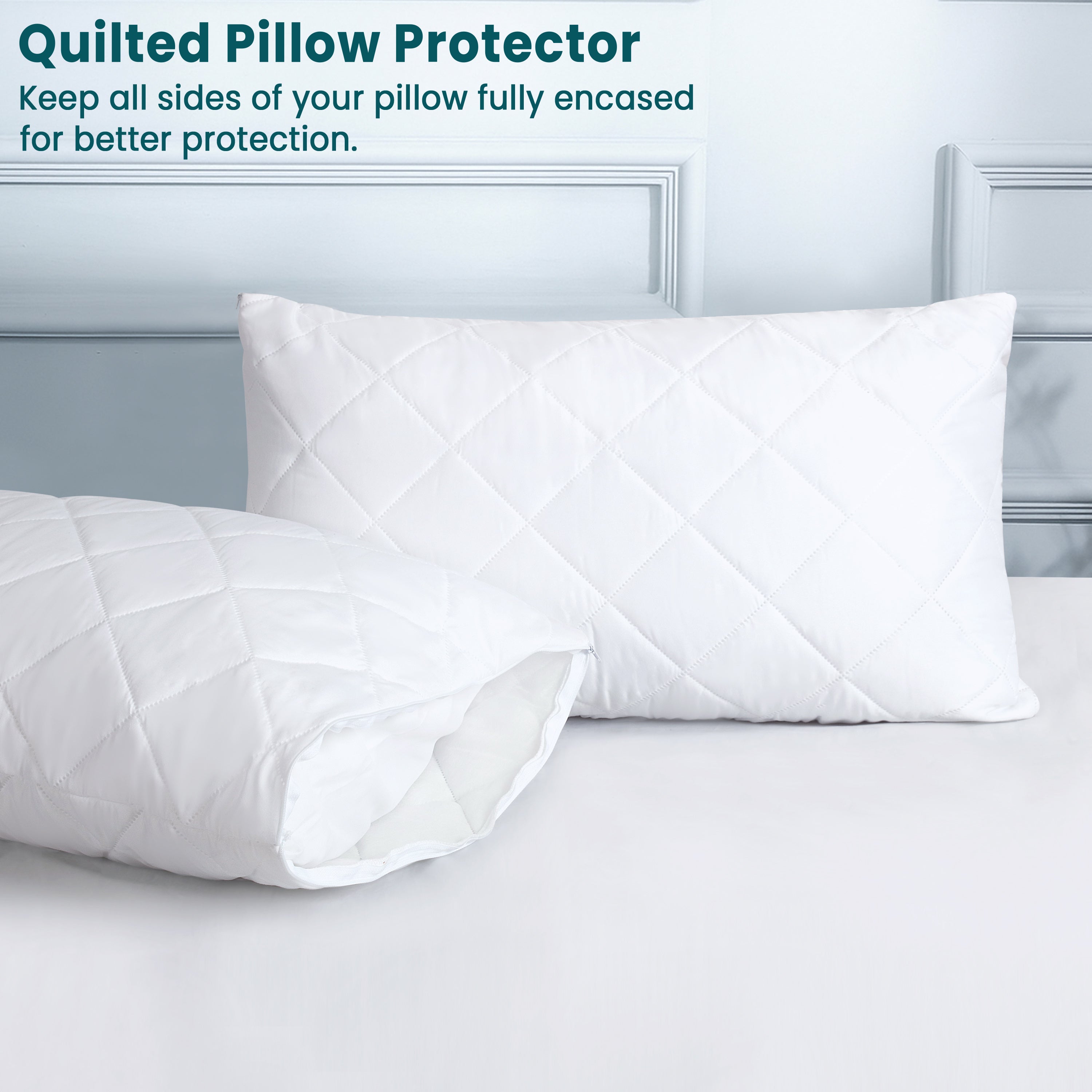Waterproof Quilted Pillow Protector