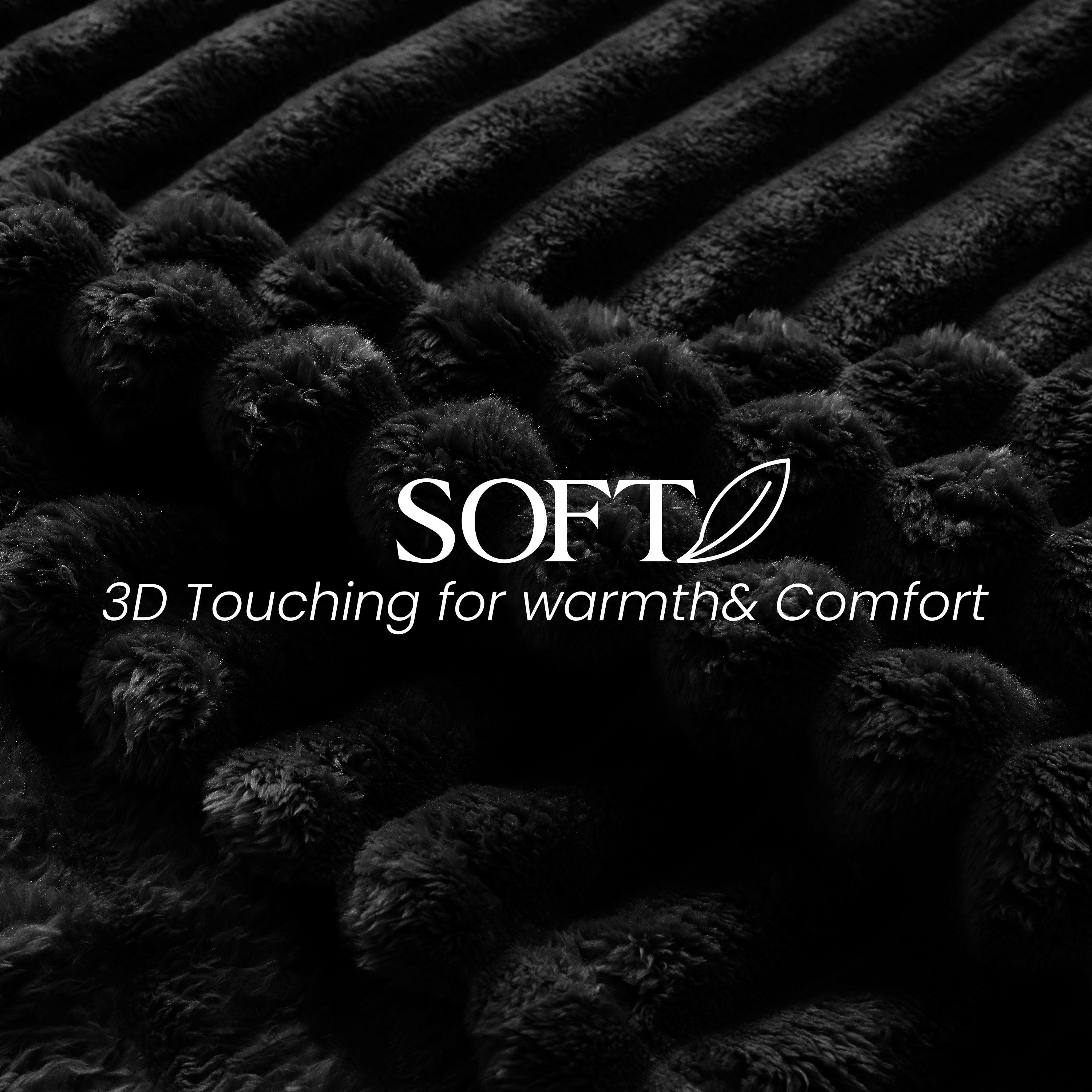 Striped Fleece Bed Blanket