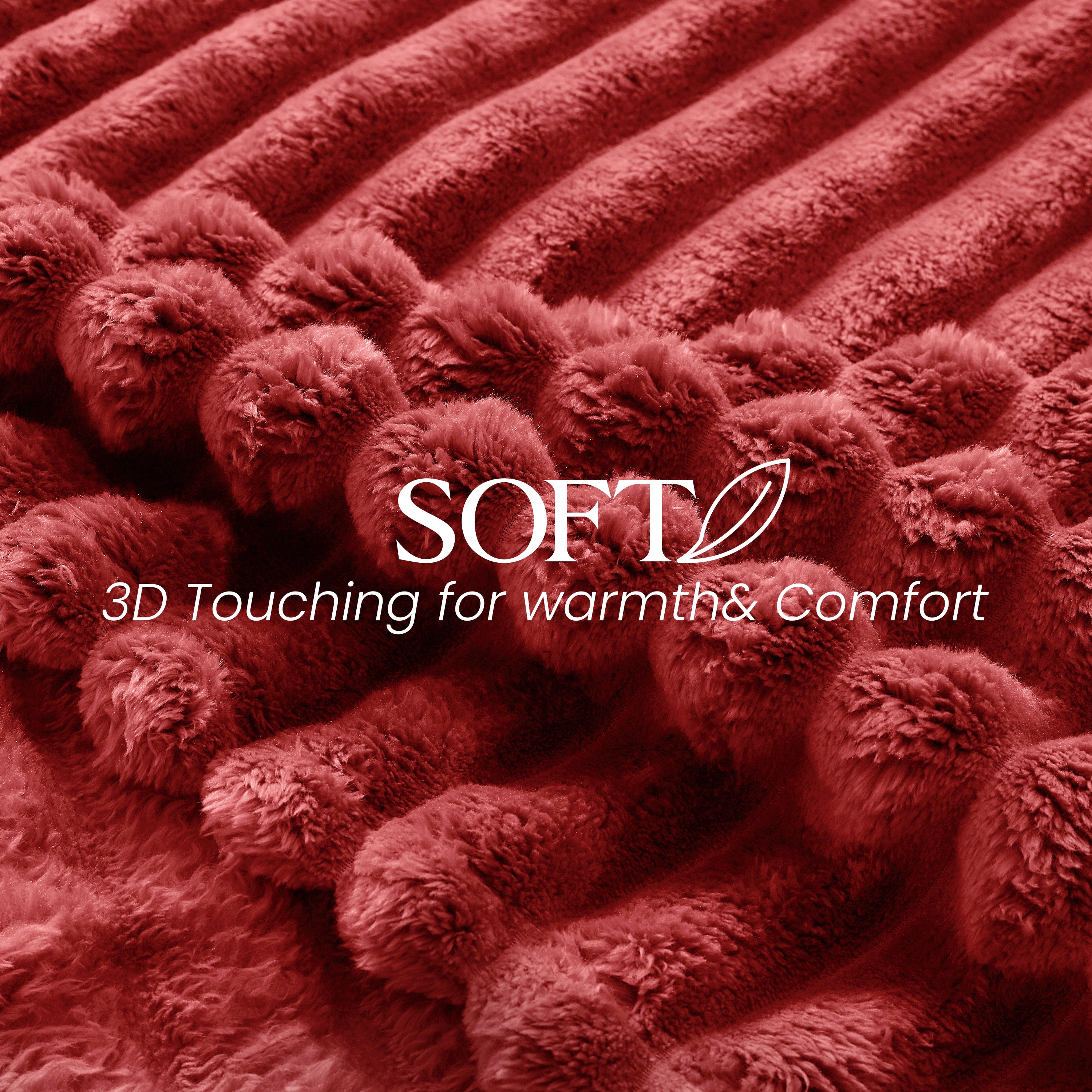 Striped Fleece Bed Blanket