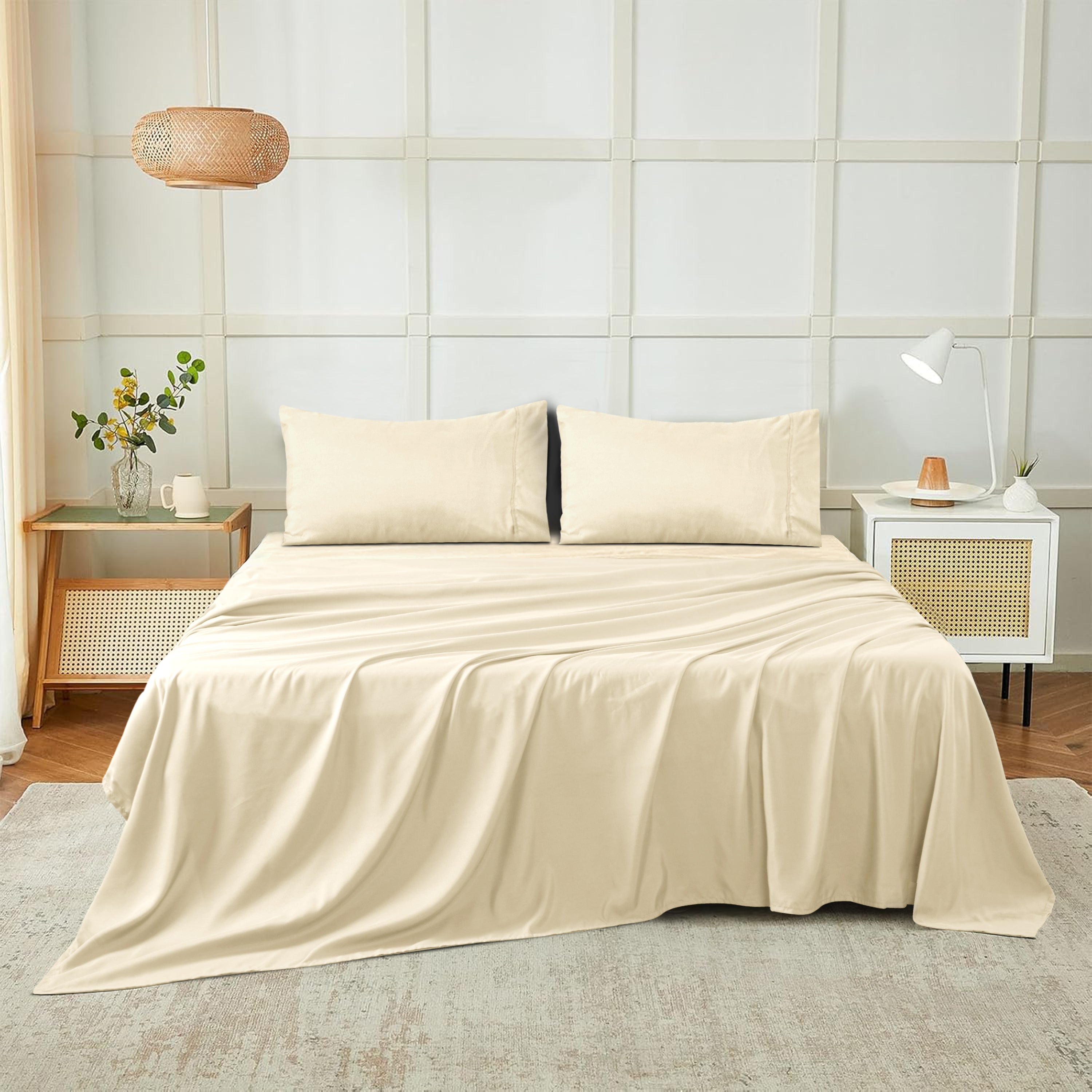 Plain Microfiber Sheet Set