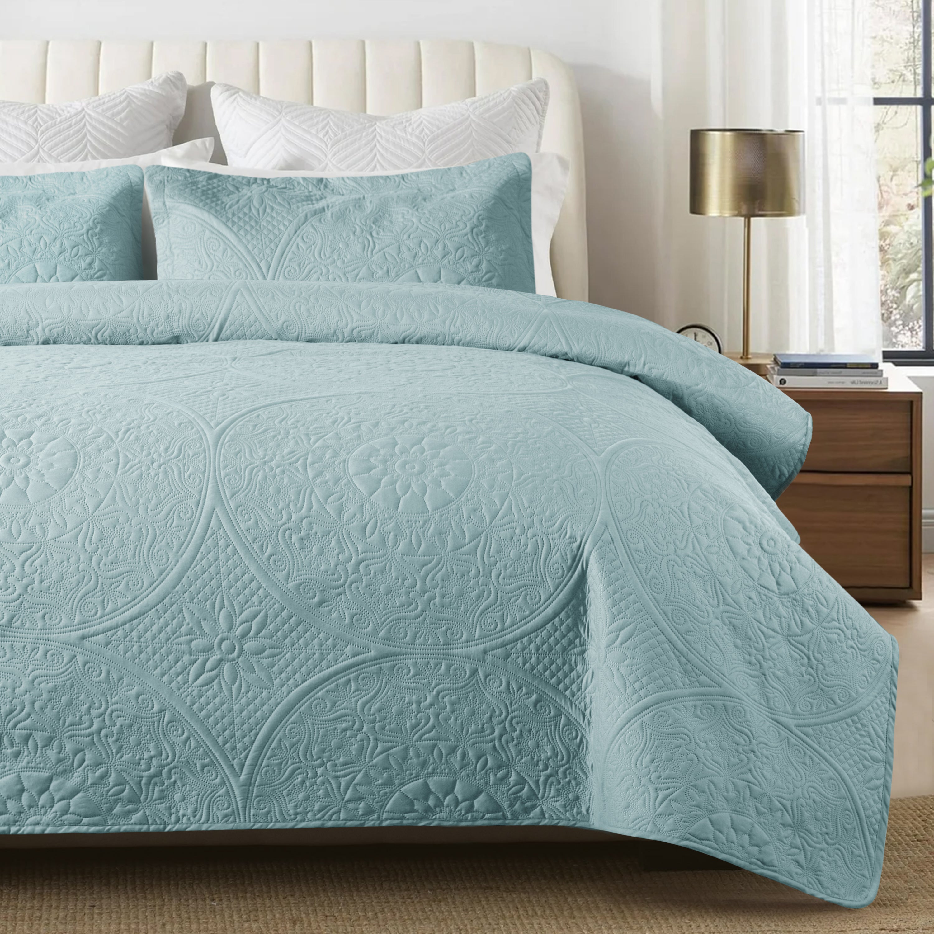 Quilt Bedding Set Floral Bedspread