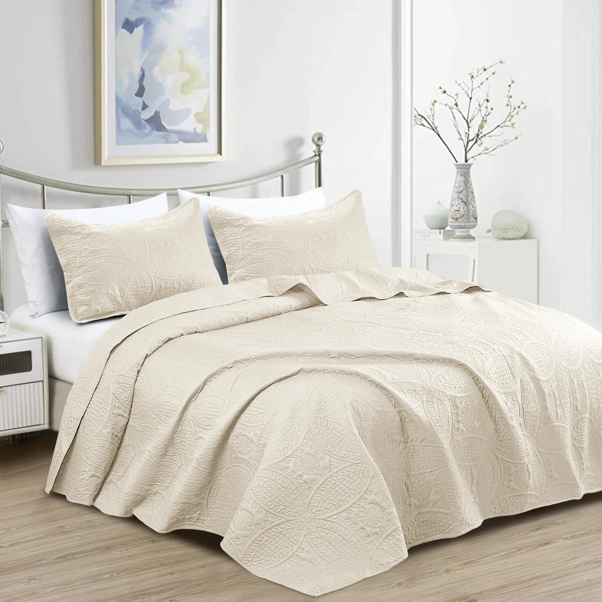 Quilt Bedding Set Coin Bedspread