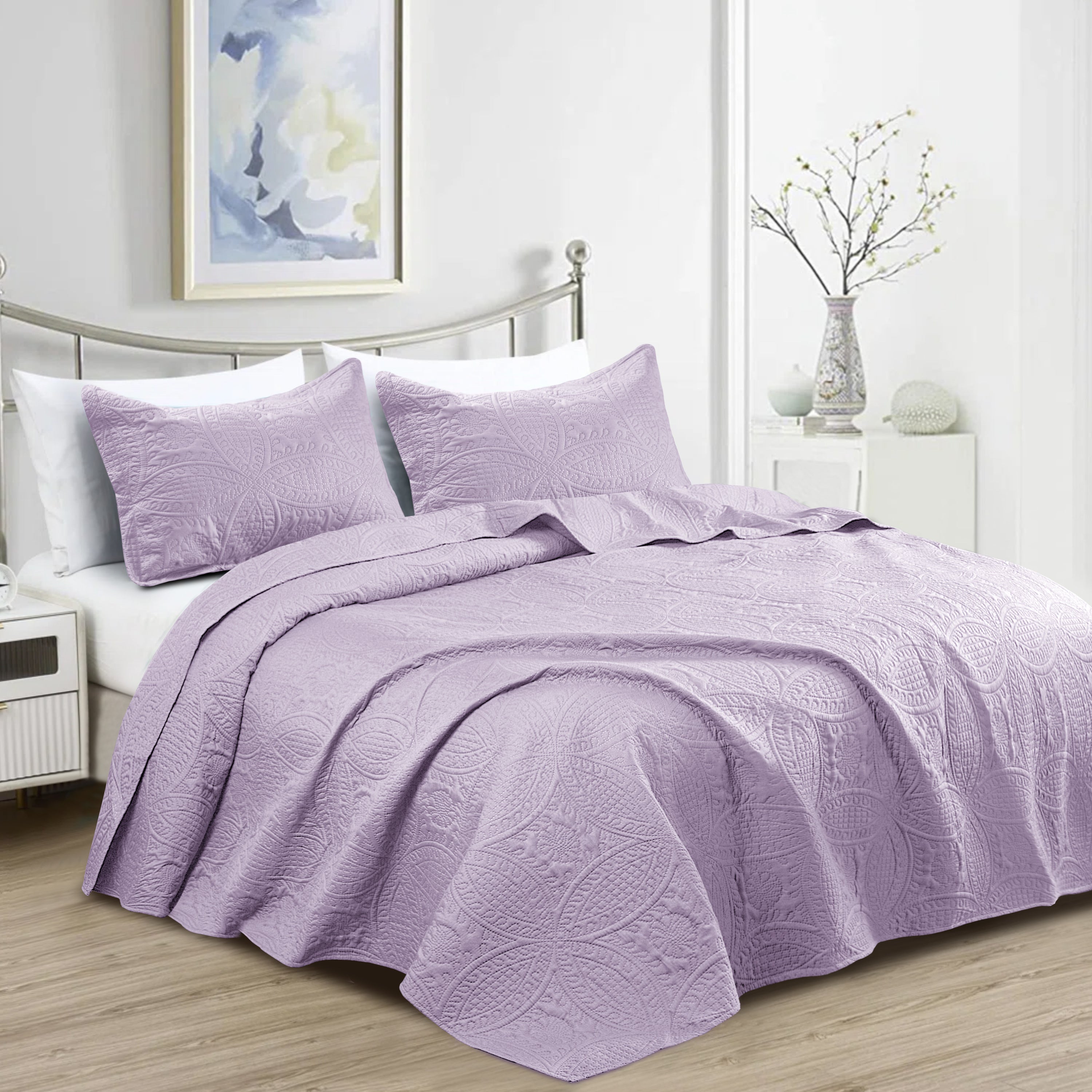 Quilt Bedding Set Coin Bedspread