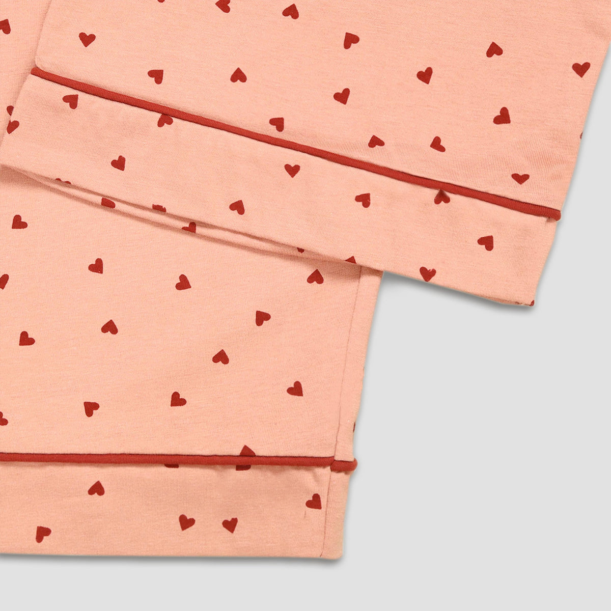 Red Heart Printed Loungewear-2pc Set