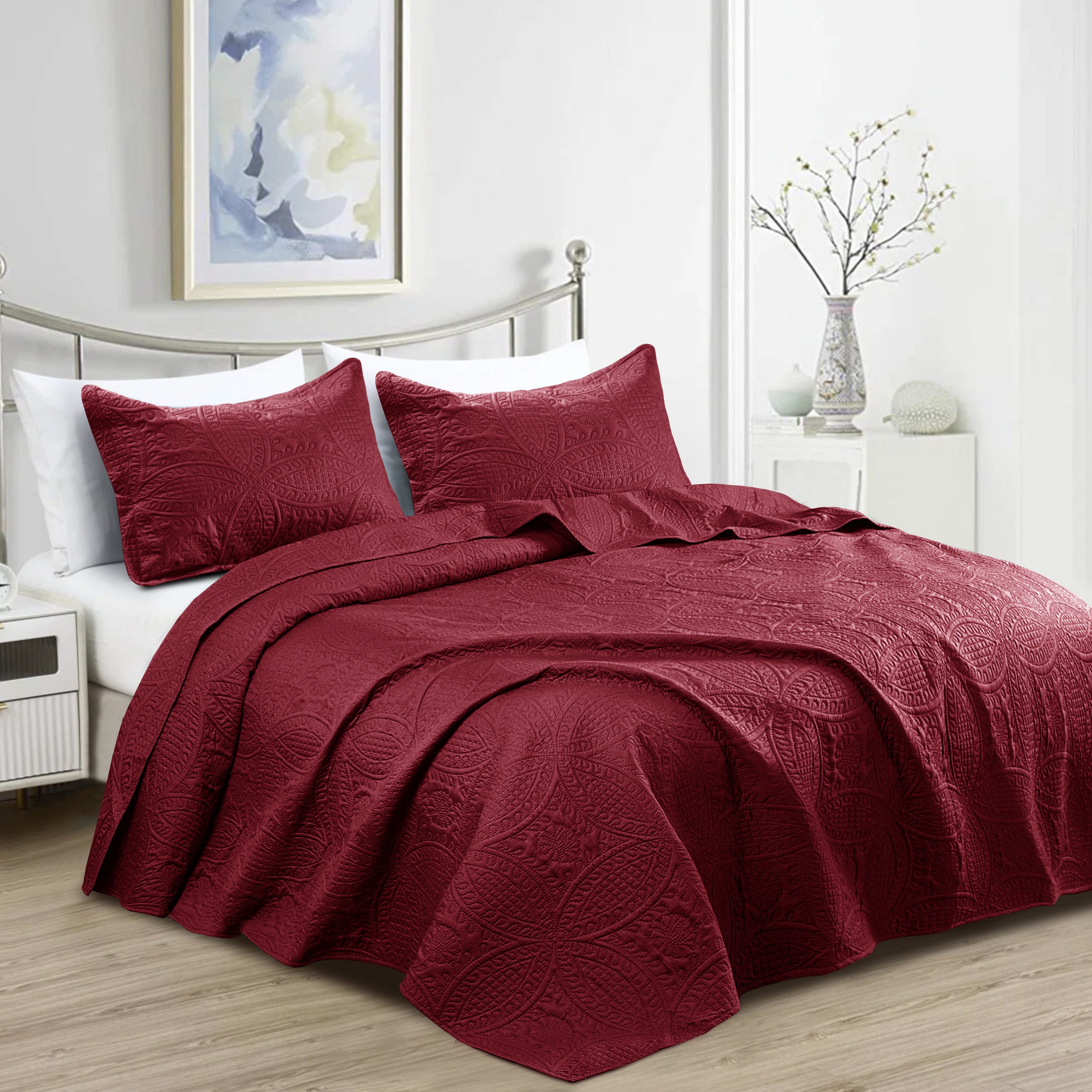 Quilt Bedding Set Coin Bedspread