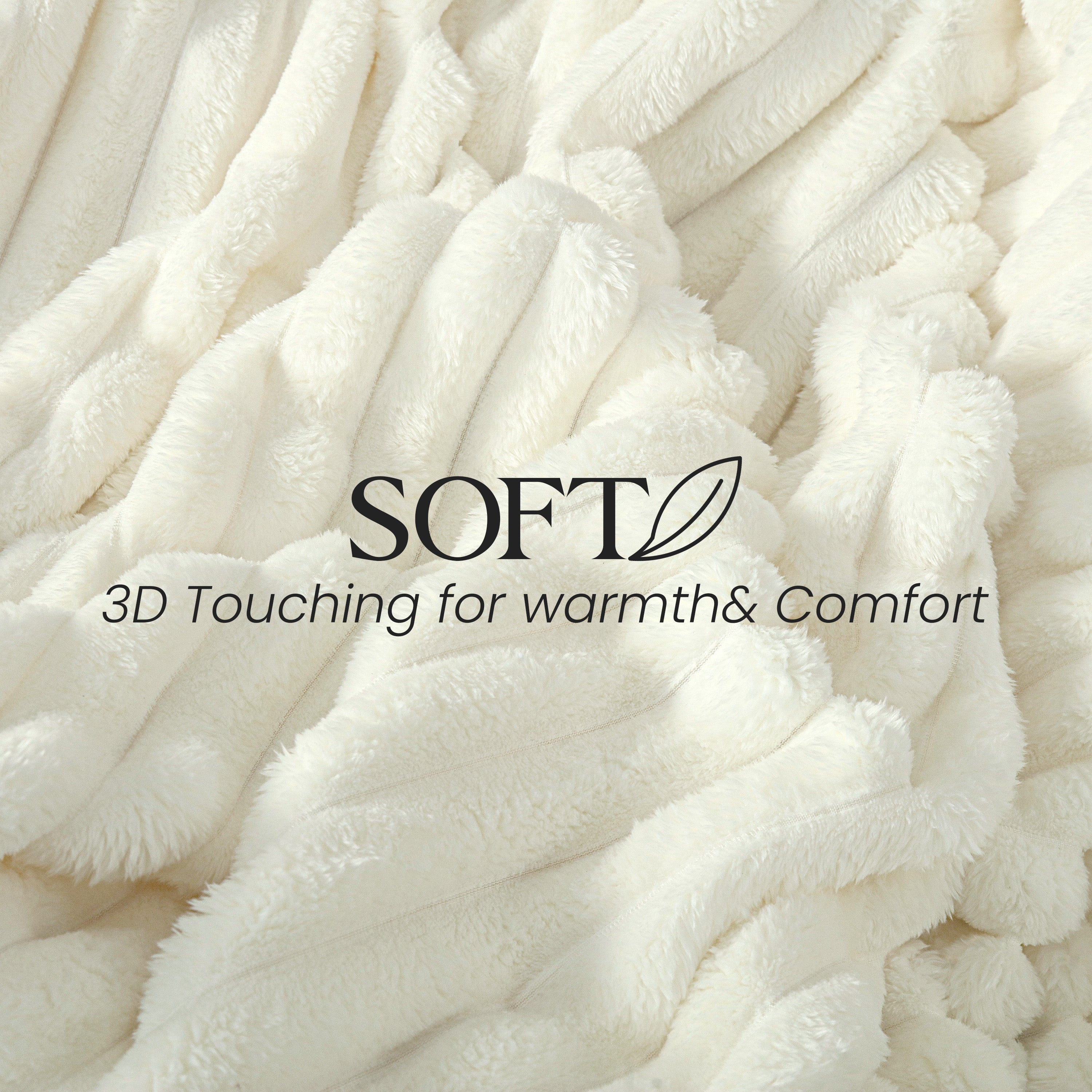 Striped Fleece Bed Blanket