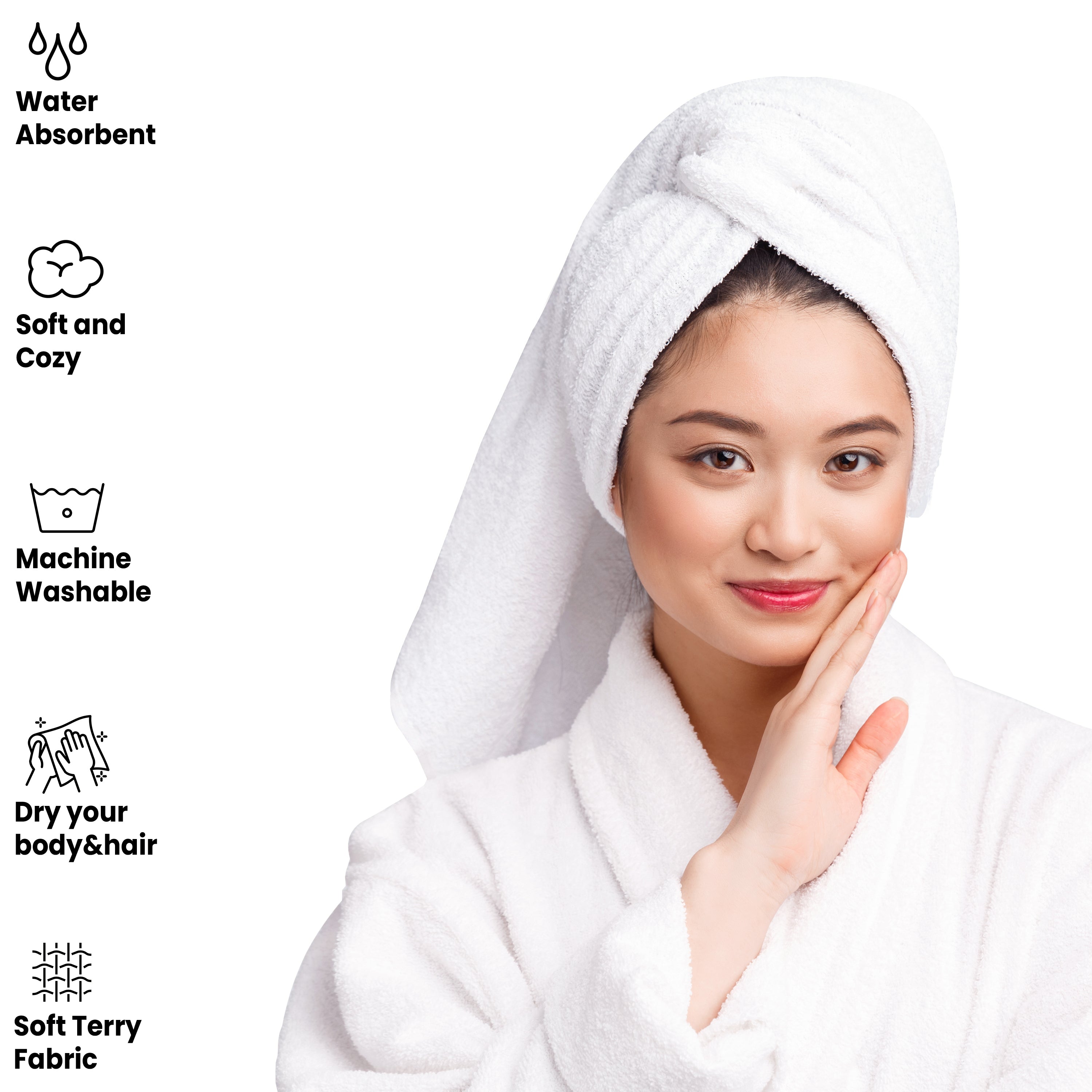 Luxury Cotton Towel Set – Ultra Soft and Highly Absorbent Towels