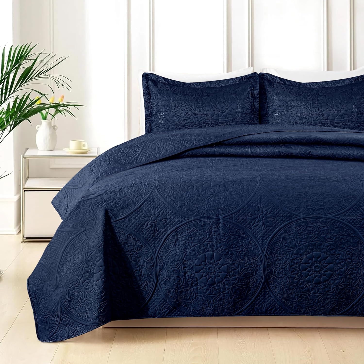 Quilt Bedding Set Floral Bedspread