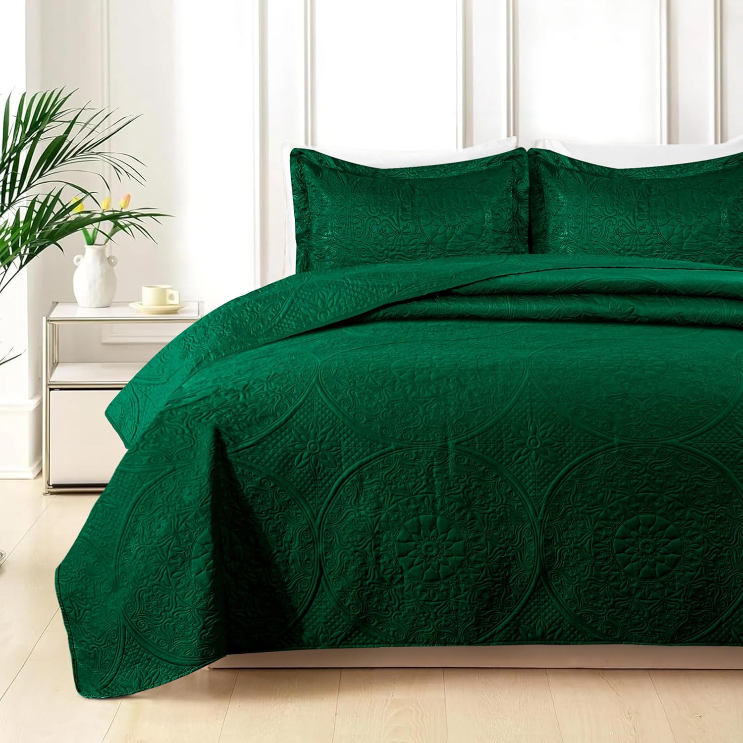 Quilt Bedding Set Floral Bedspread