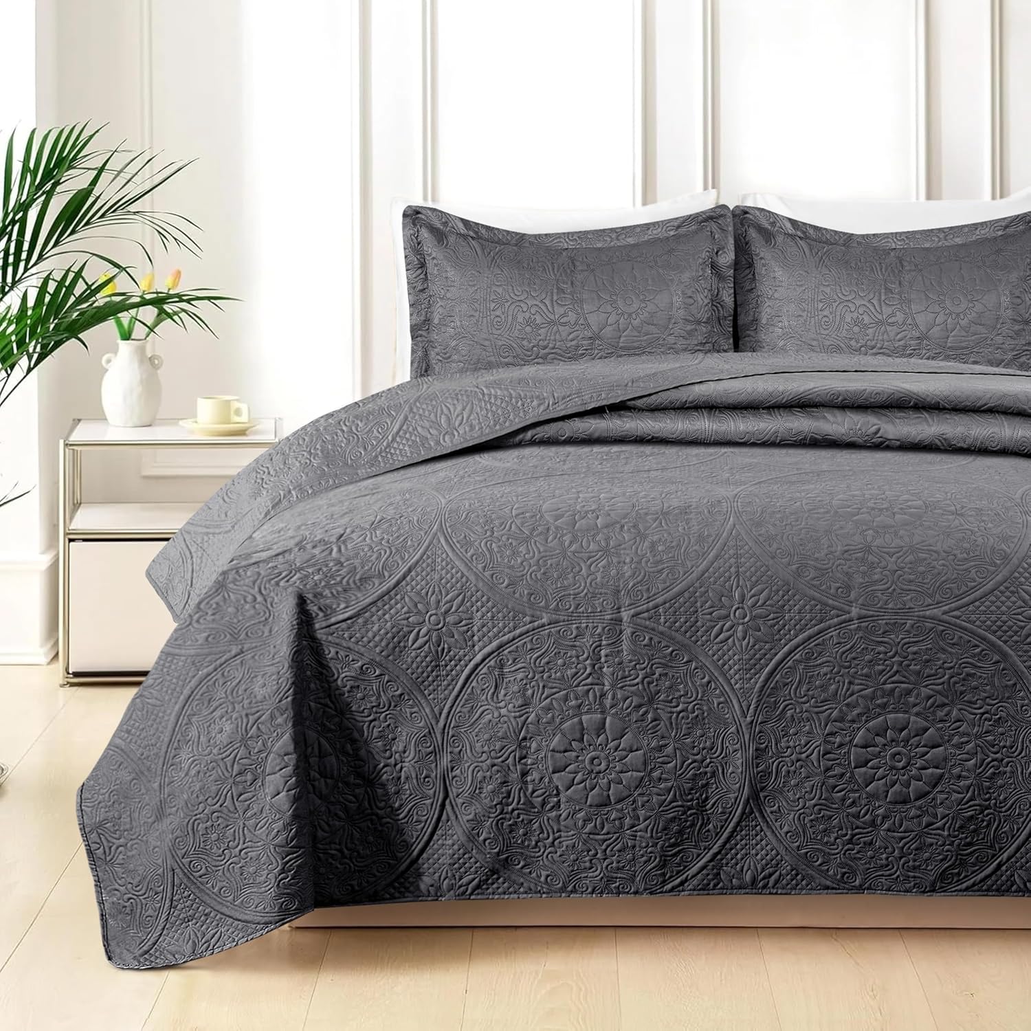 Quilt Bedding Set Floral Bedspread