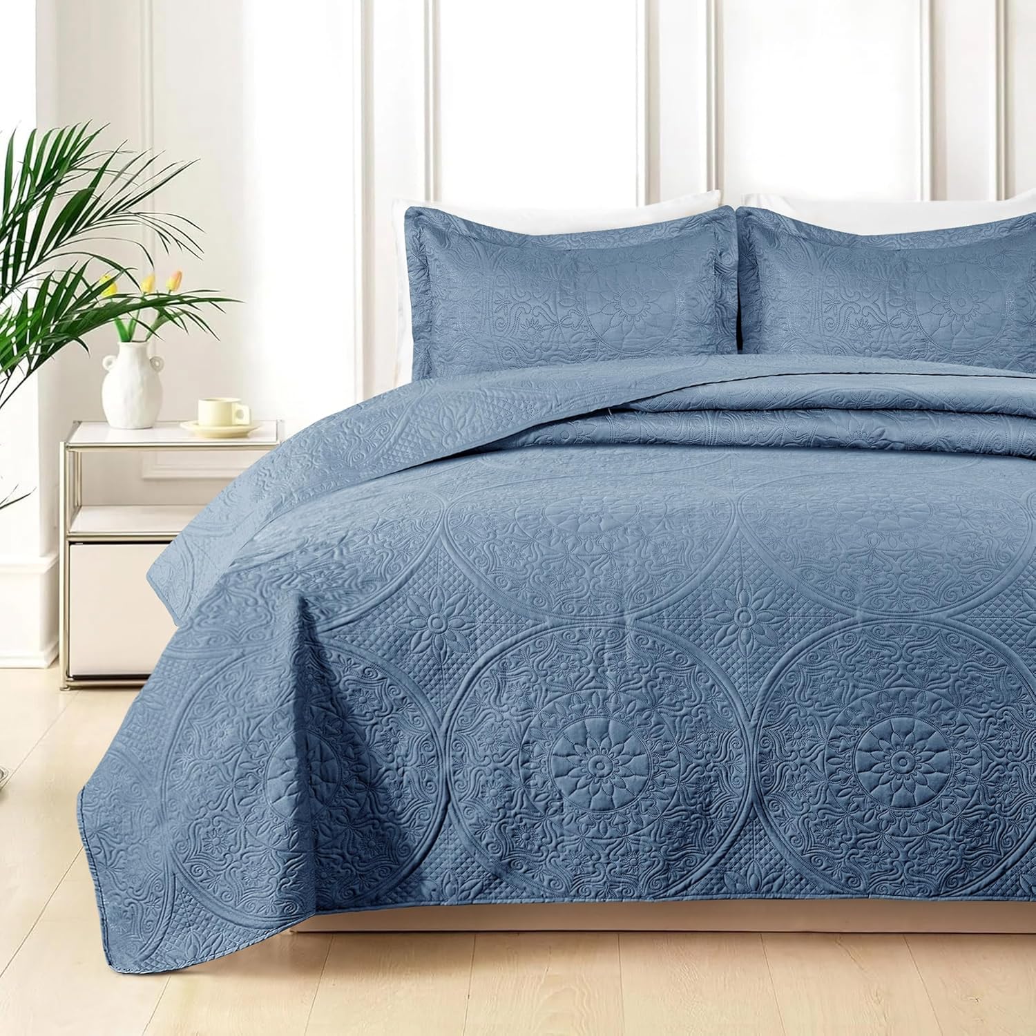 Quilt Bedding Set Floral Bedspread