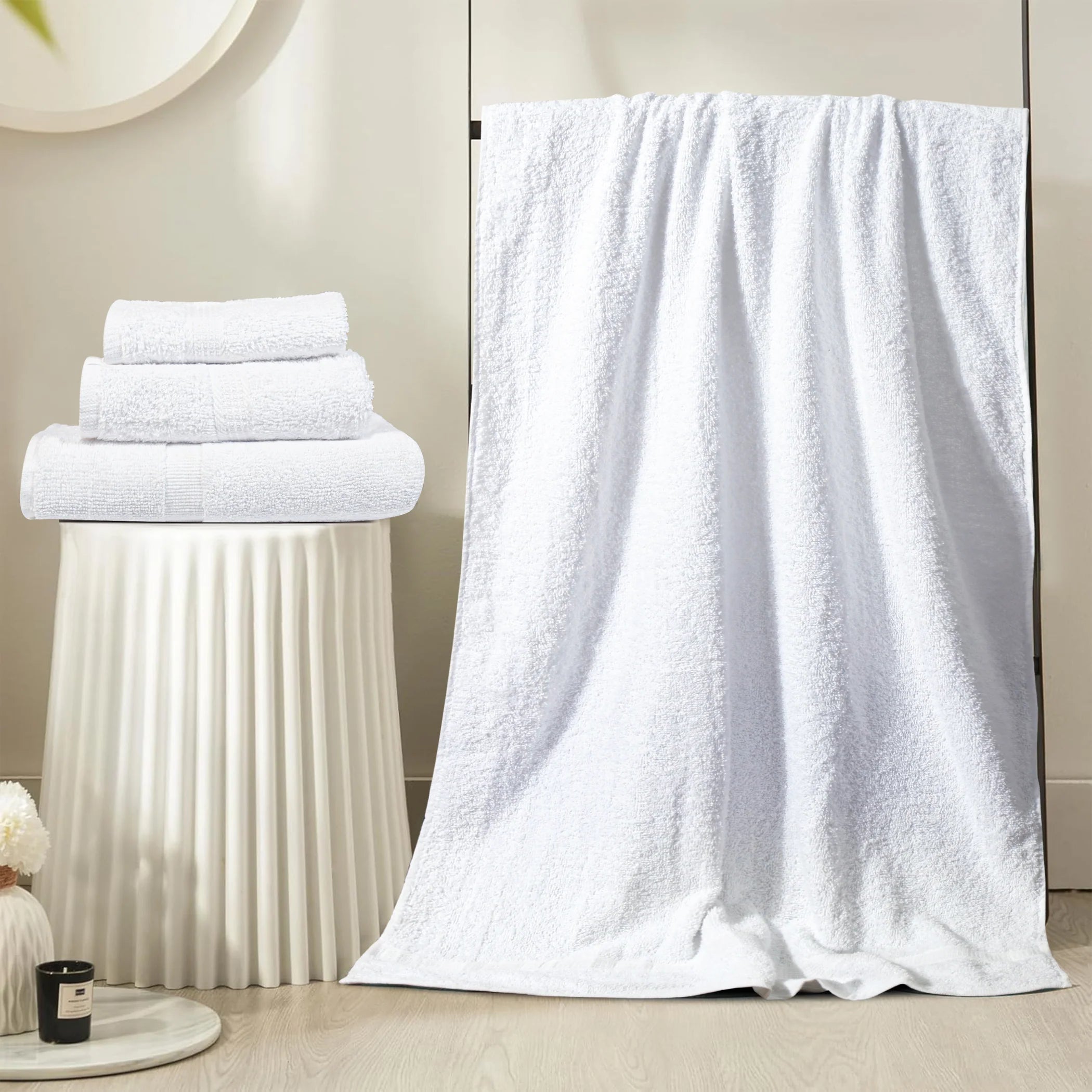 Luxury Cotton Towel Set – Ultra Soft and Highly Absorbent Towels