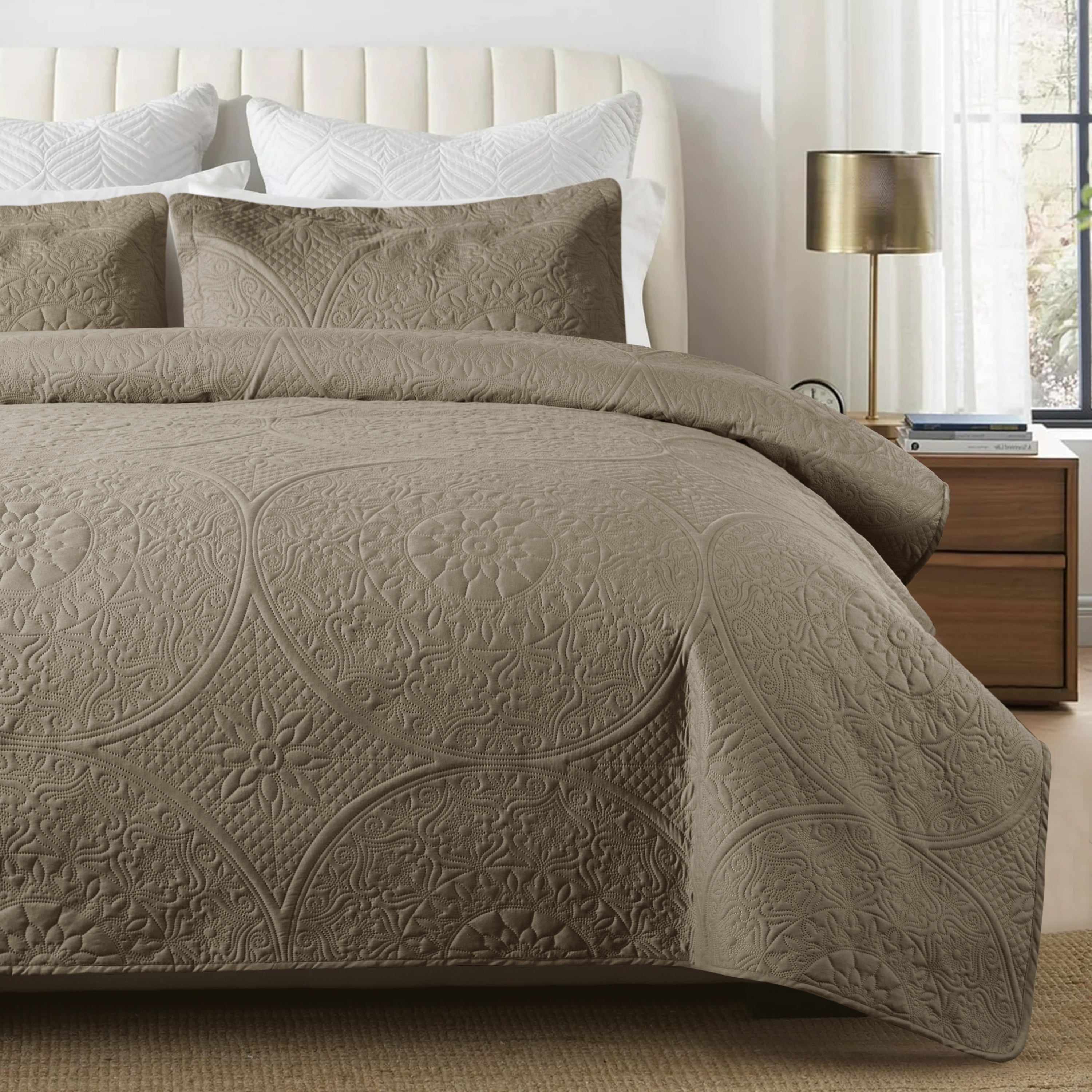 Quilted Embossed Bedspread