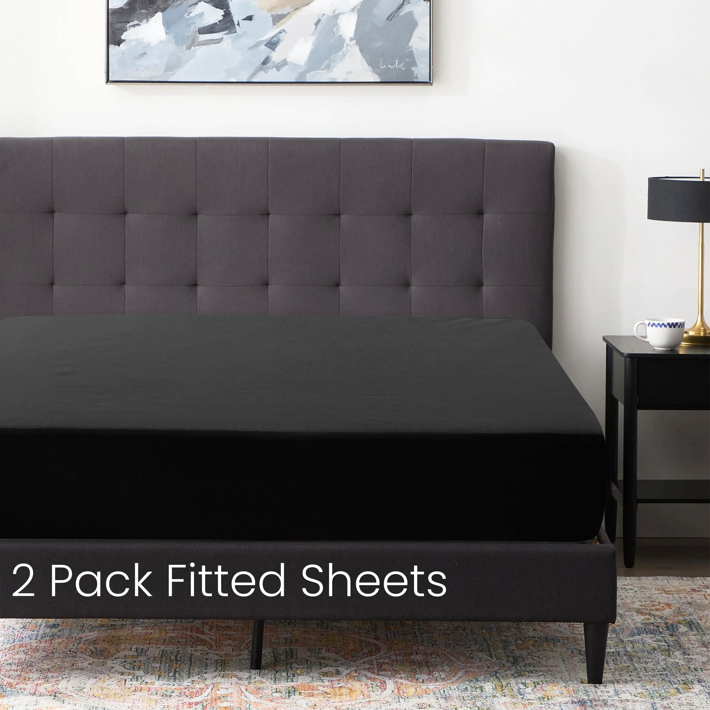 2x Premium Quality Fitted Sheet