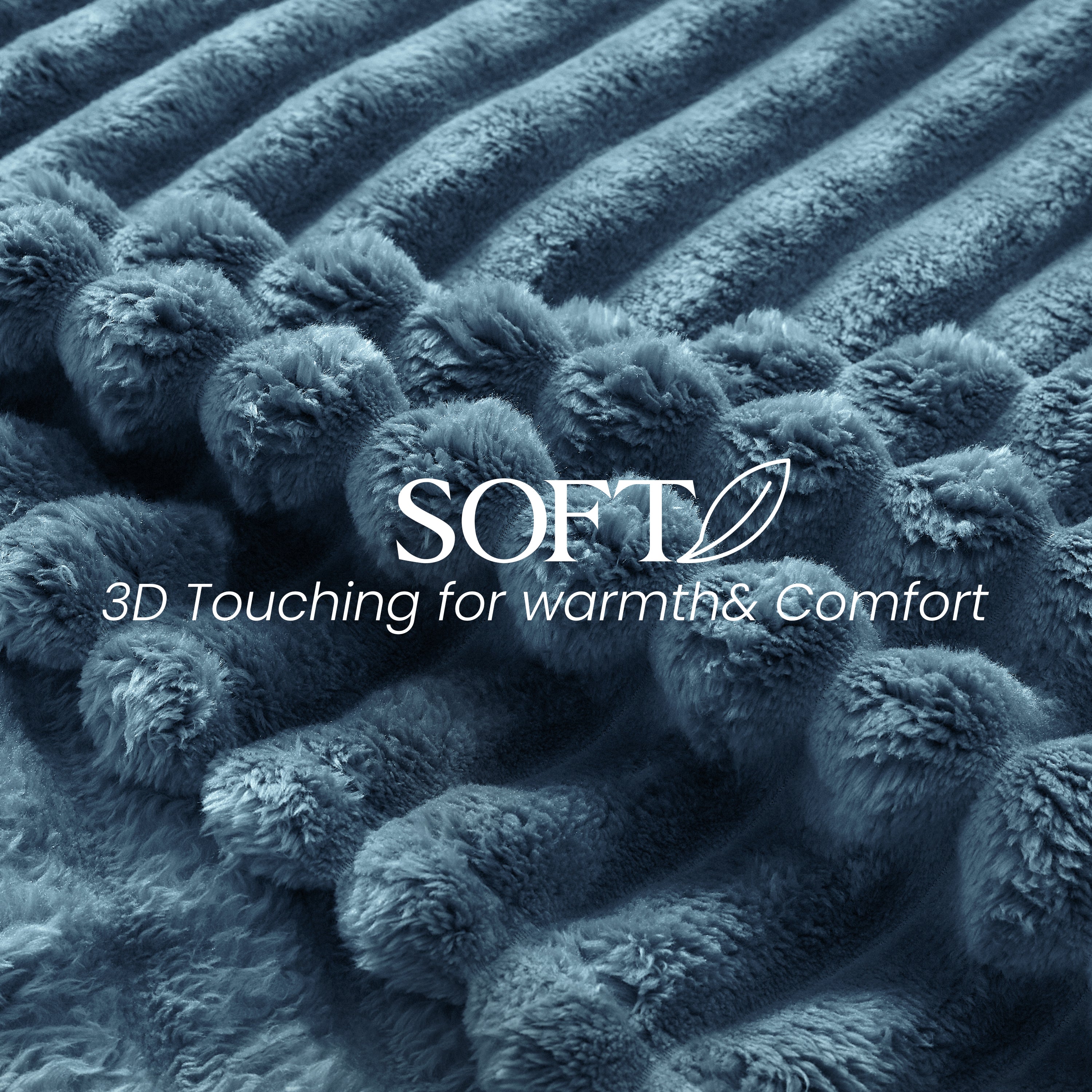 Striped Fleece Bed Blanket