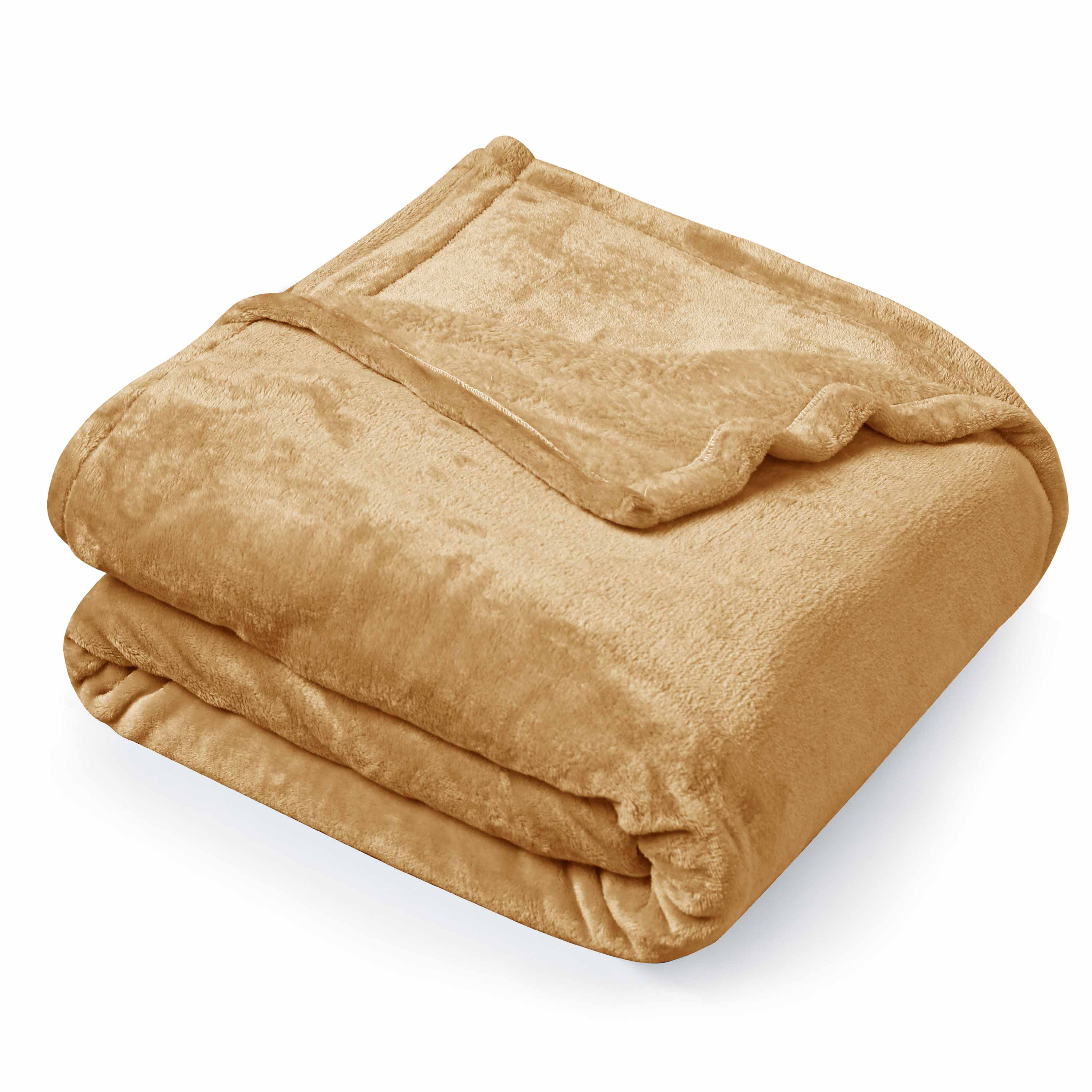 Warm Embrace Fleece Blanket Camel