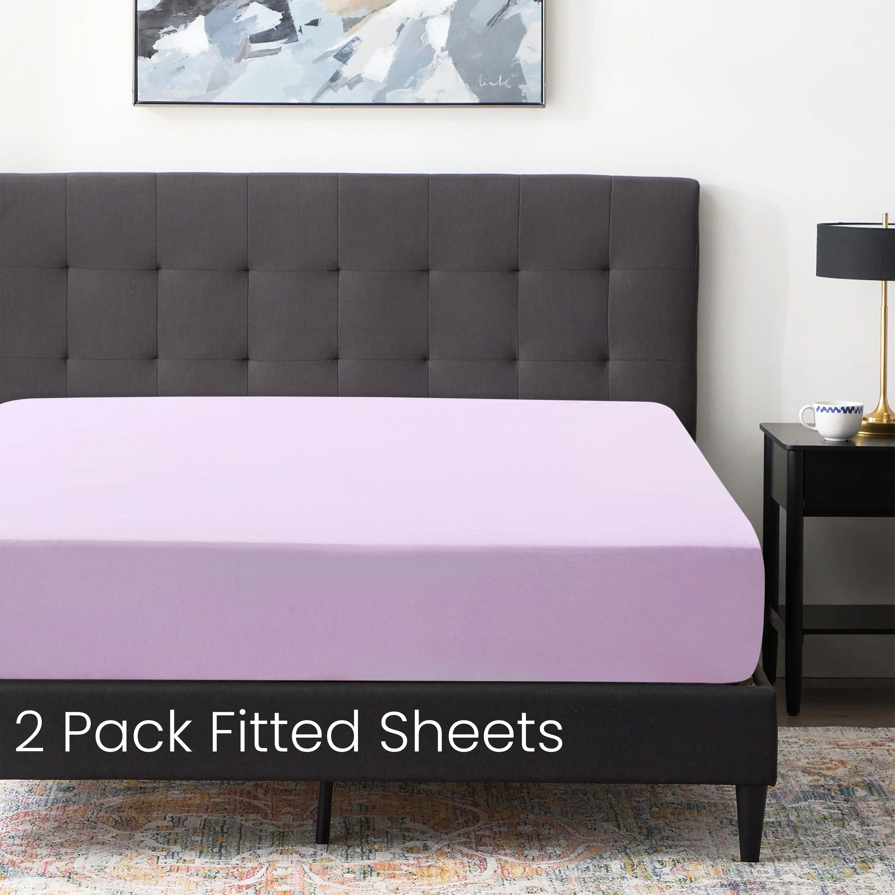 2x Premium Quality Fitted Sheet