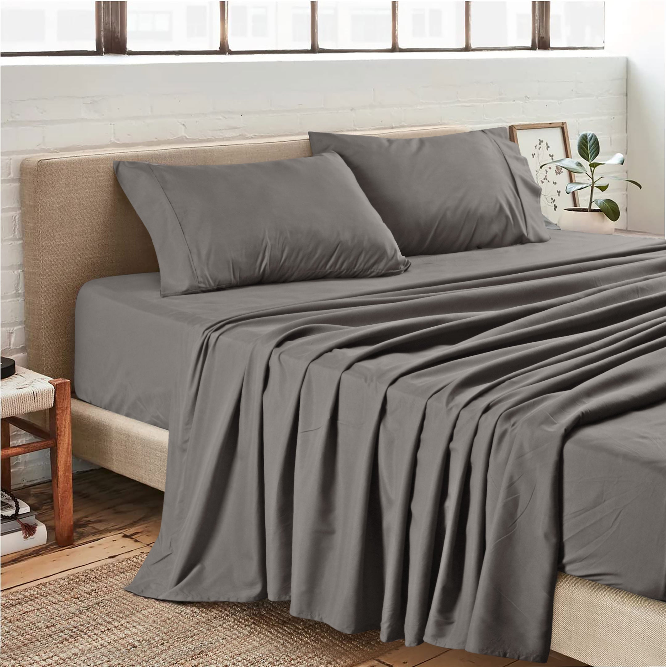 Plain Microfiber Sheet Set