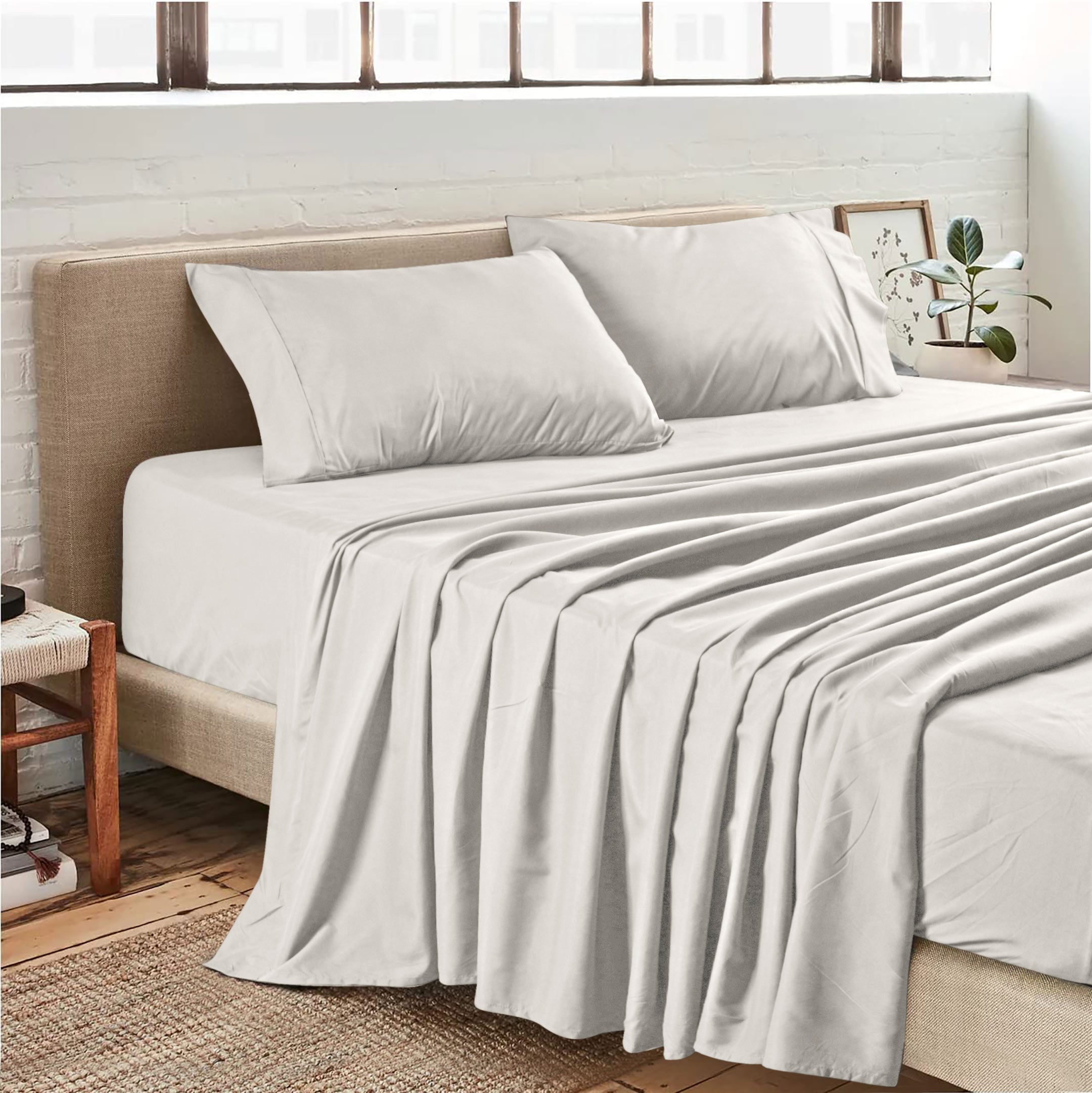 Plain Microfiber Sheet Set