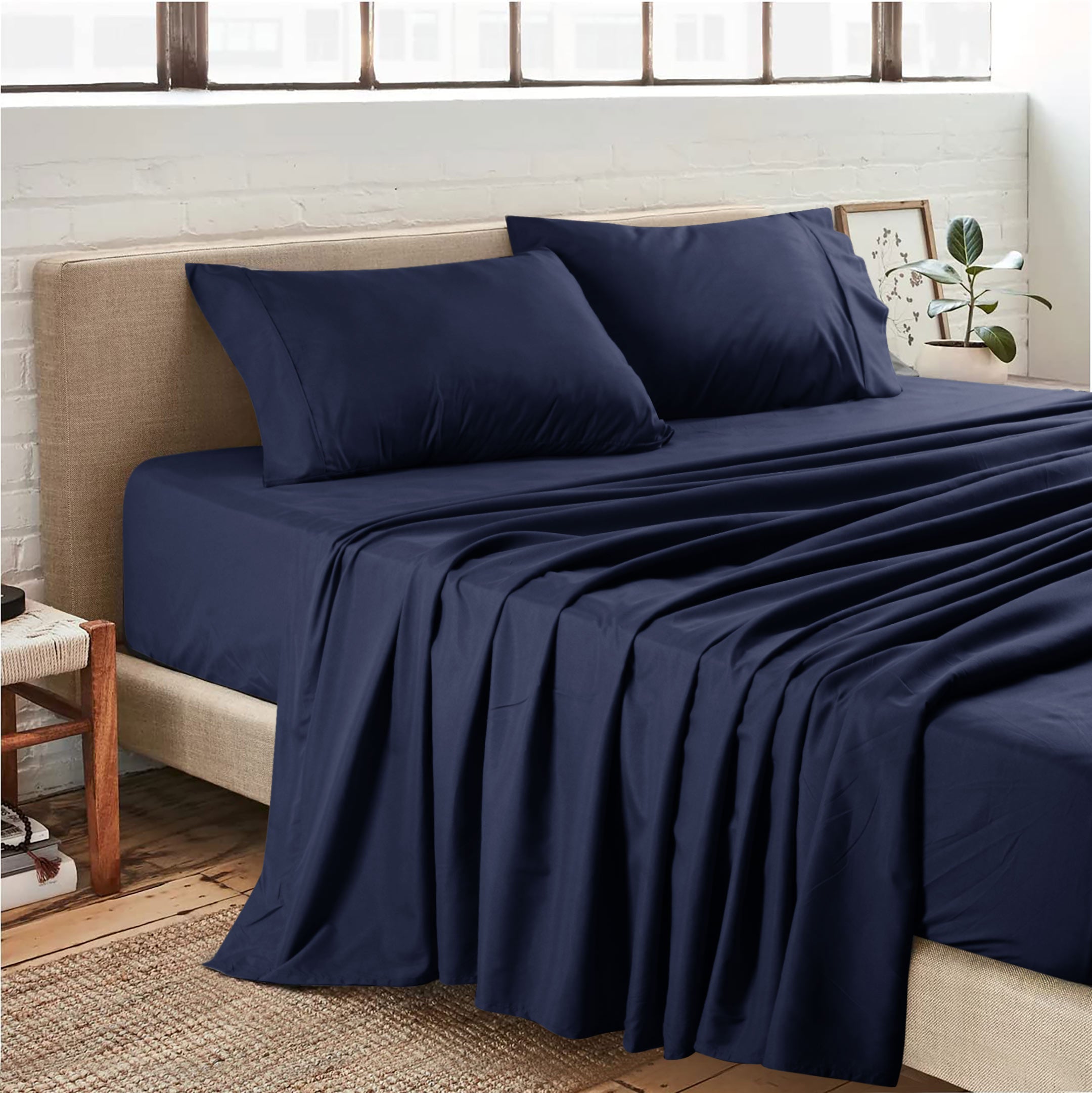 Plain Microfiber Sheet Set