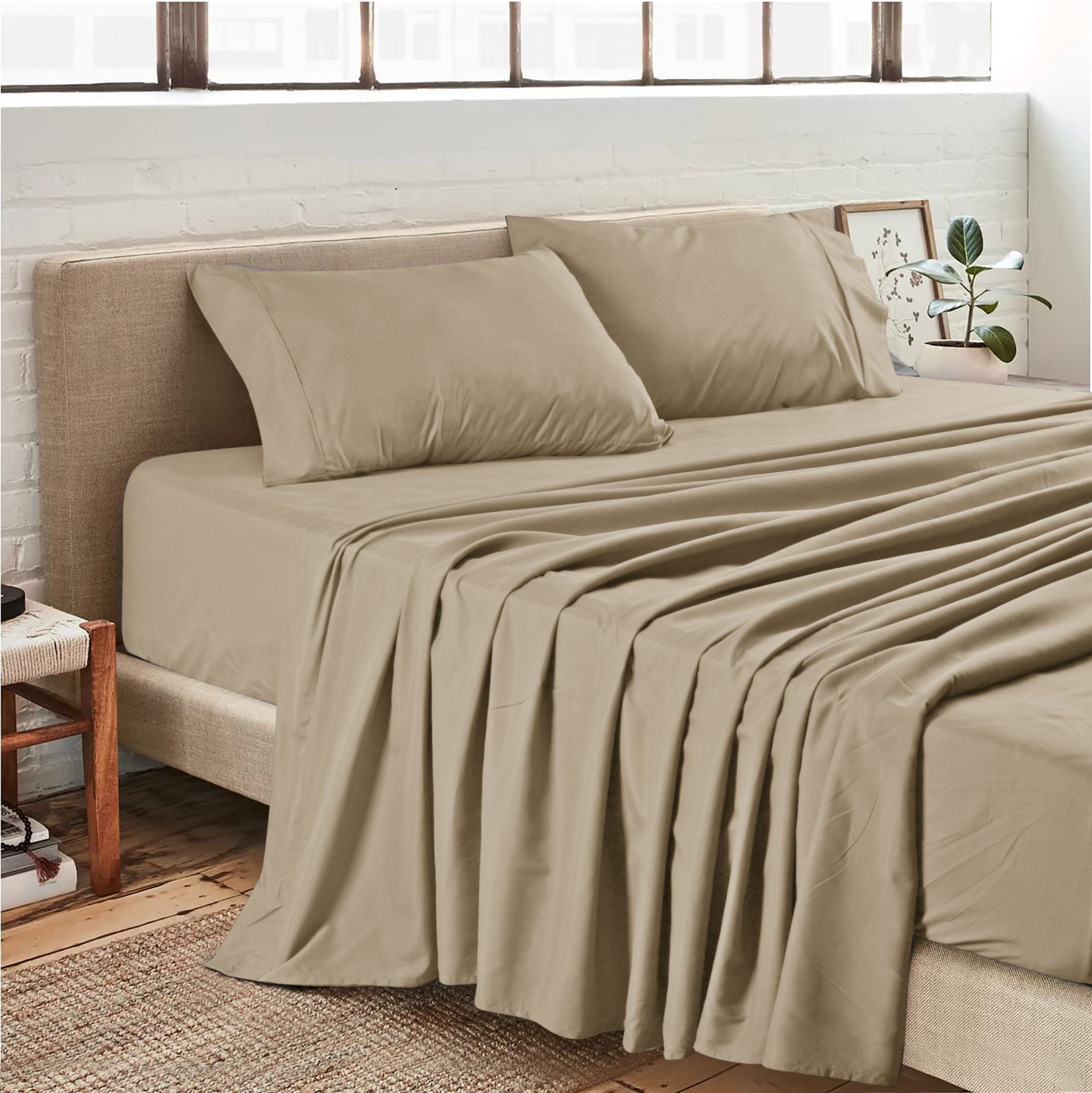 Plain Microfiber Sheet Set