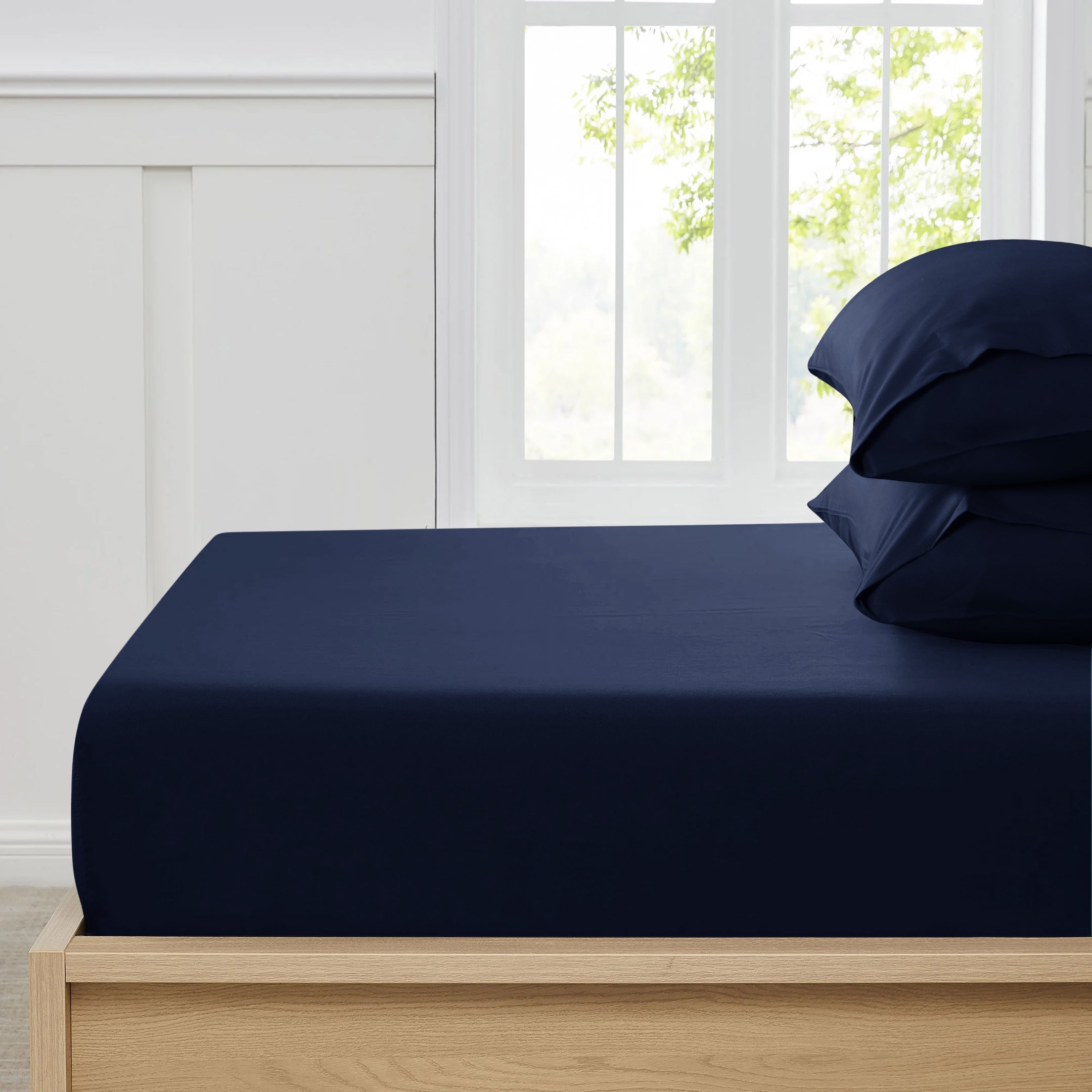 Premium Quality Fitted Sheet Navy