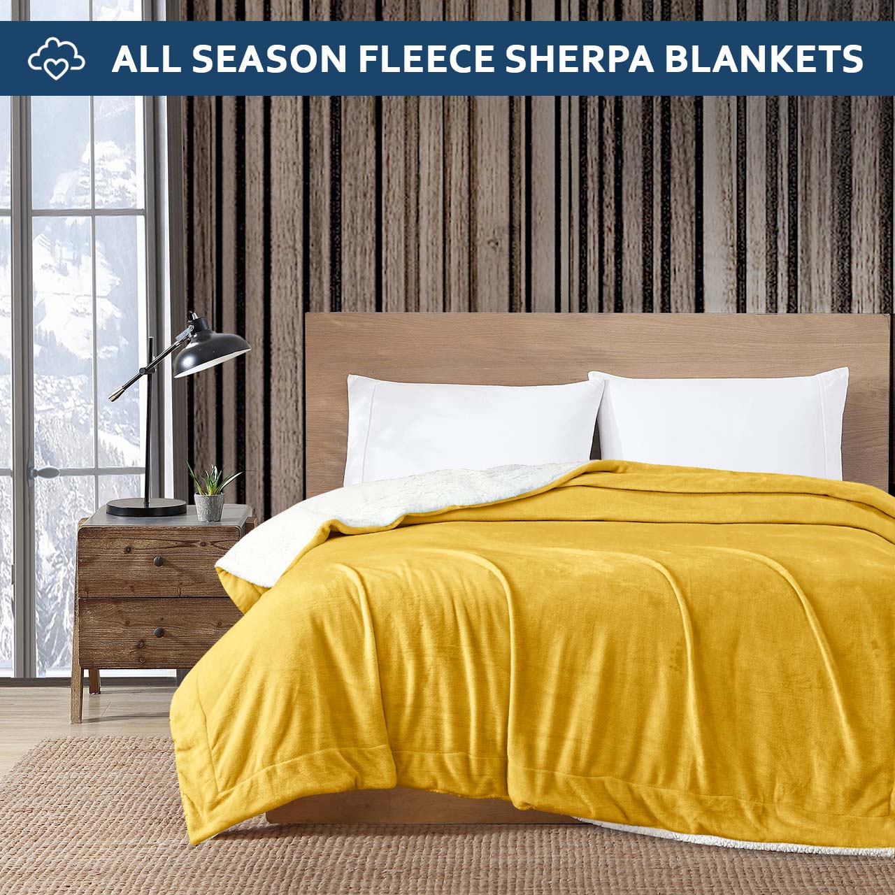Ultra Soft Sherpa Blanket Twin