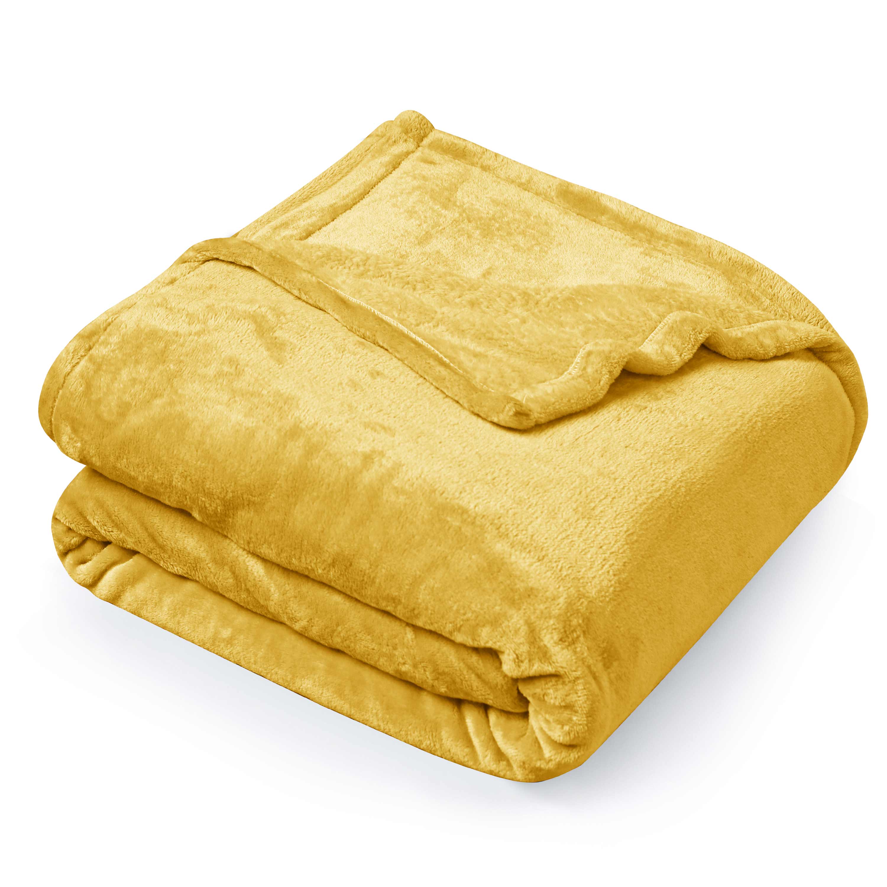 Warm Embrace Fleece Blanket Ocher