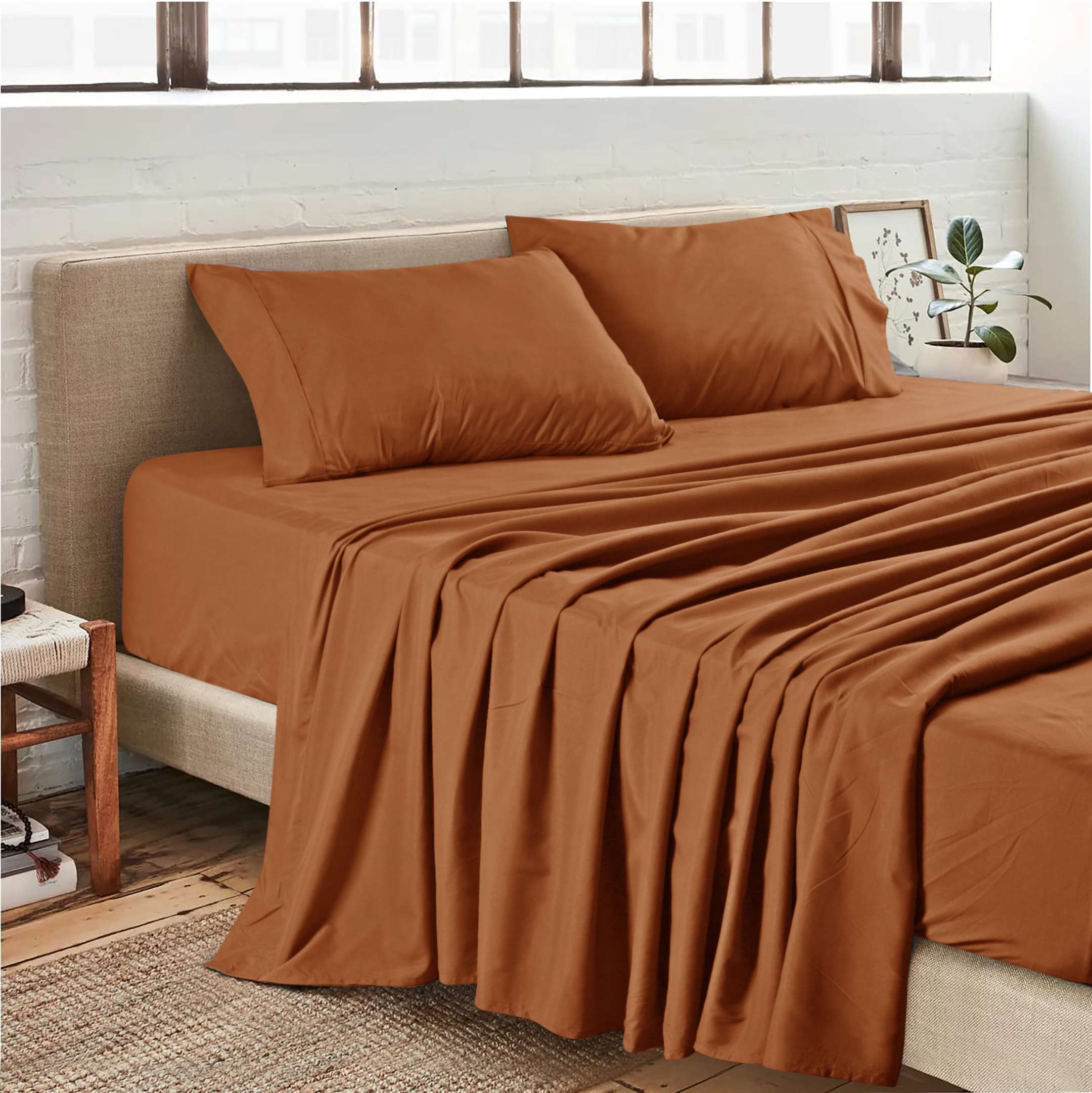 Plain Microfiber Sheet Set