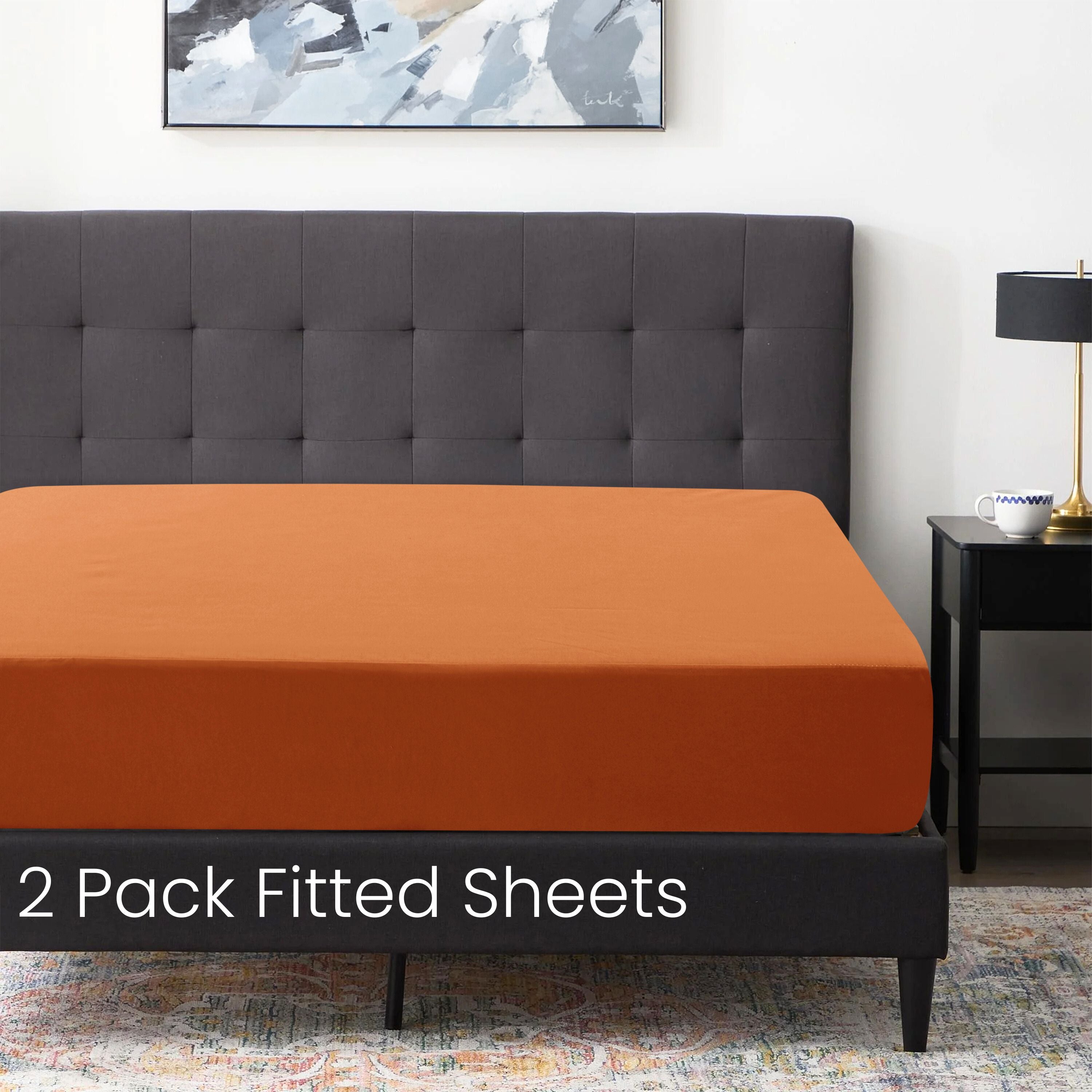 2x Premium Quality Fitted Sheet