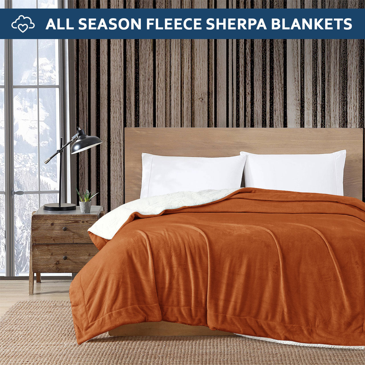 Ultra Soft Sherpa Blanket Twin