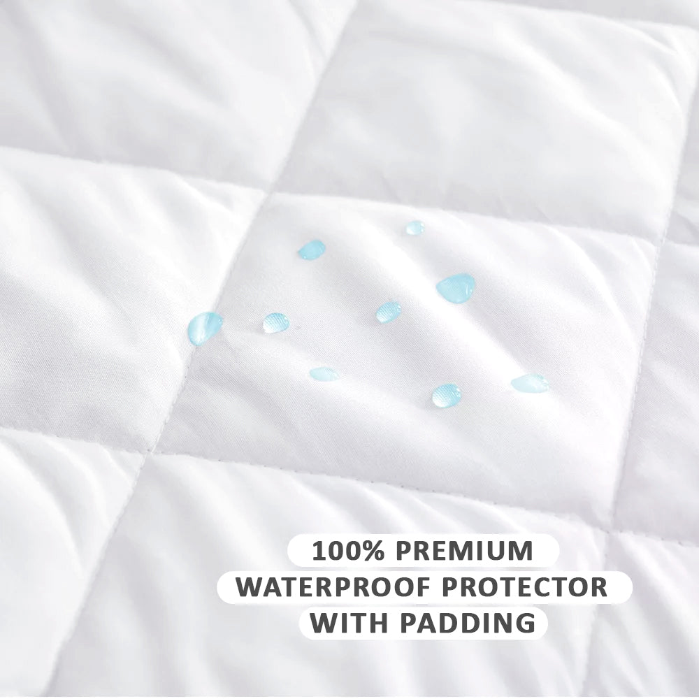 Deep Pocket Waterproof Mattress Pad