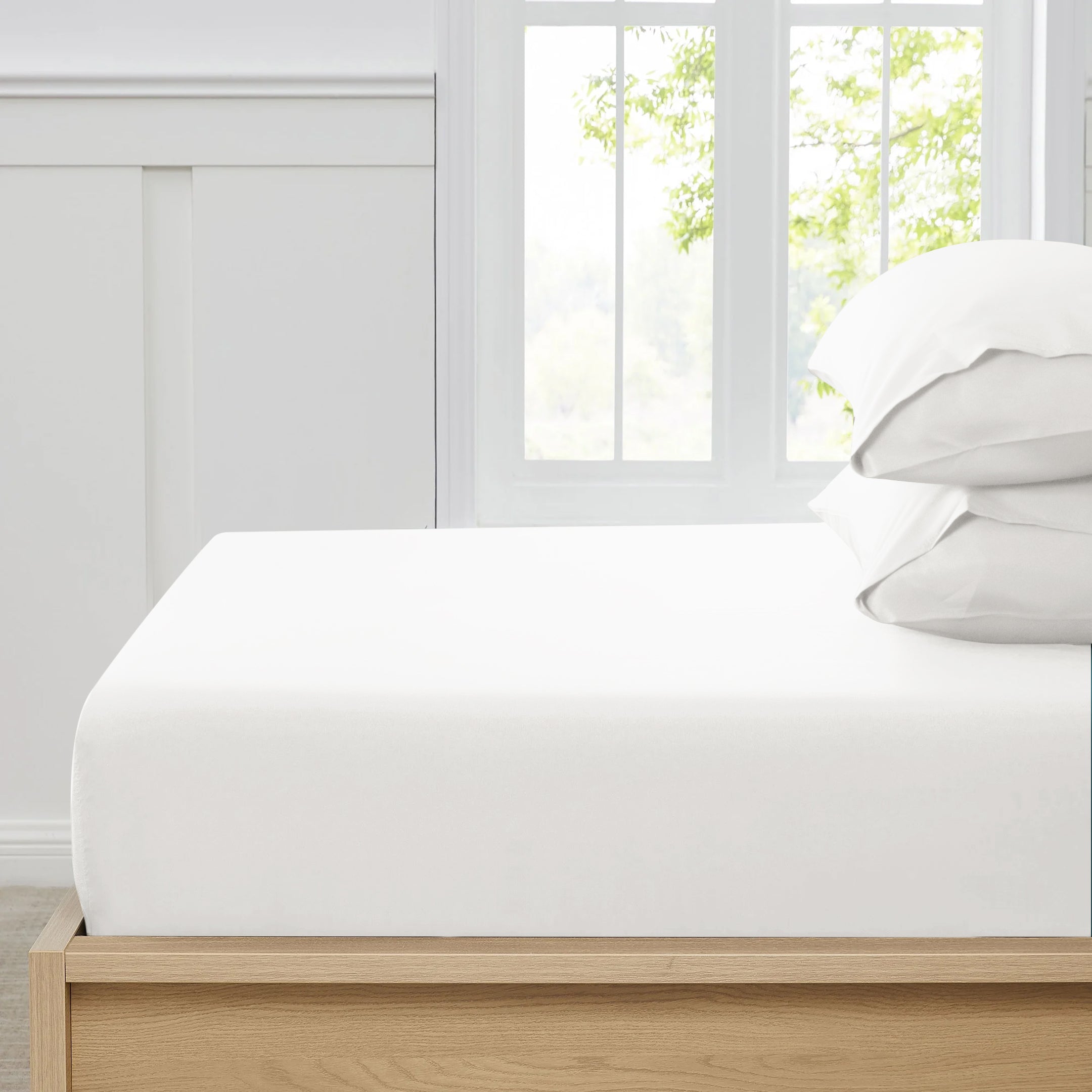 Premium Quality Fitted Sheet White