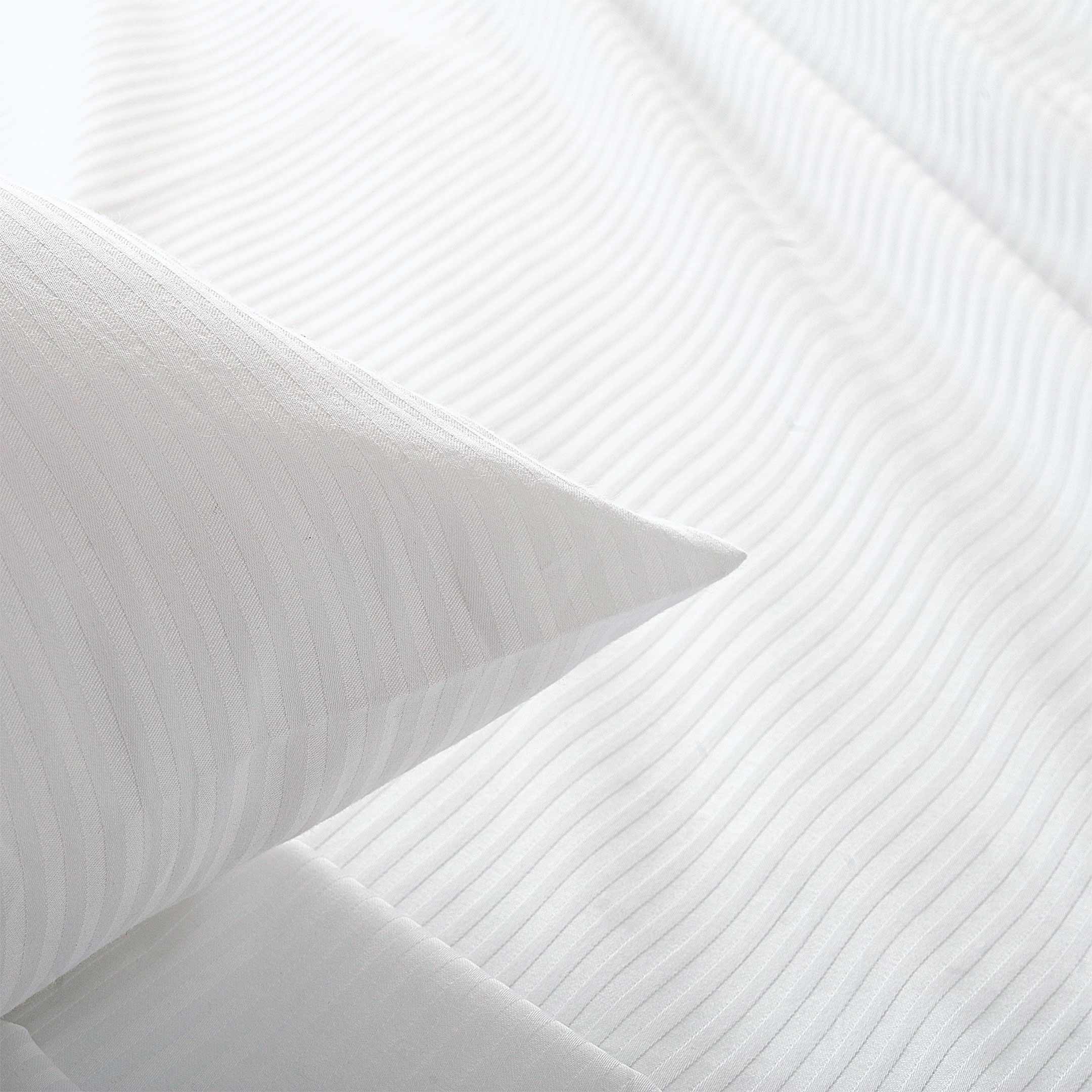 Luxury Stripe Cotton Sateen Sheet Set